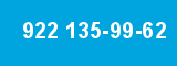 922 135-99-62 922 135-99-62